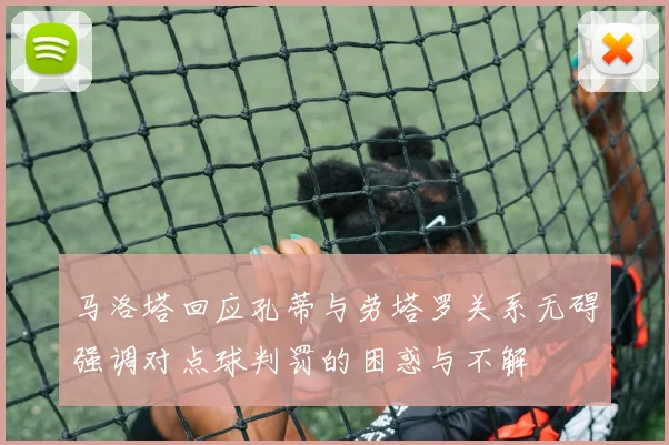 马洛塔回应孔蒂与劳塔罗关系无碍强调对点球判罚的困惑与不解